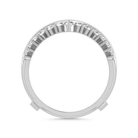 Thumbnail for Diamond 1 ct tw Round Cut Guard Ring  in 14K White Gold