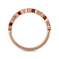 Thumbnail for Diamond 1/6 ct tw Stack Band in 14K Rose Gold
