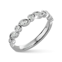Thumbnail for Diamond 1/6 ct tw Ladies Band in 14K White Gold