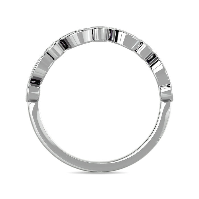 Diamond 1/6 ct tw Ladies Band in 14K White Gold