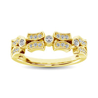 Thumbnail for Diamond 1/5 Ct.Tw. Fashion Band in 10K Yellow Gold