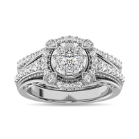Thumbnail for Diamond 7/8 Ct.Tw. Bridal Ring in 14K White Gold