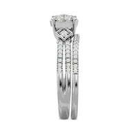 Thumbnail for Diamond 1/2 ct tw Bridal Ring in 14K White Gold