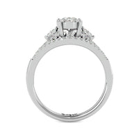 Thumbnail for Diamond 1/2 ct tw Bridal Ring in 14K White Gold