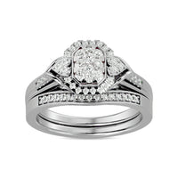 Thumbnail for Diamond 1/2 ct tw Bridal Ring in 14K White Gold