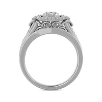 Thumbnail for Diamond 1/2 ct tw Bridal Ring in 14K White Gold