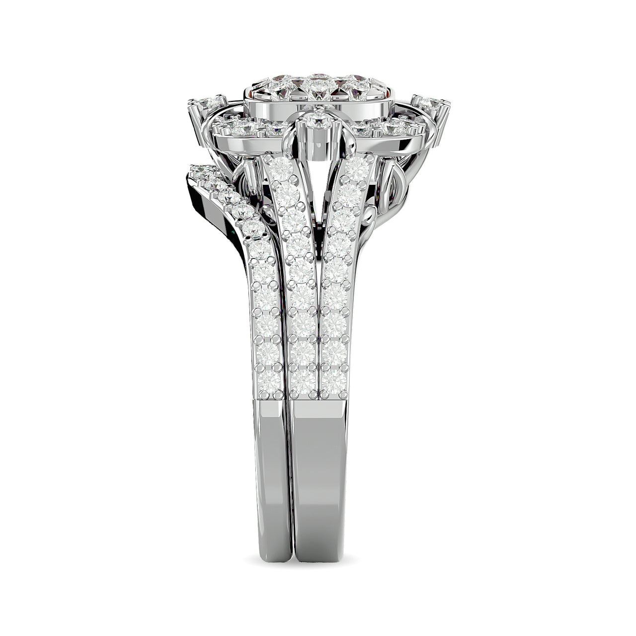 Diamond 1 ct tw Bridal Ring in 14K White Gold