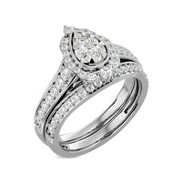 Thumbnail for Diamond 1 ct tw Bridal Ring in 14K White Gold