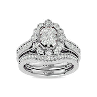 Thumbnail for Diamond 1 ct tw Bridal Ring in 14K White Gold