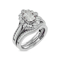 Thumbnail for Diamond 1 ct tw Bridal Ring in 14K White Gold