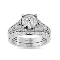 Thumbnail for Diamond 1 ct tw Bridal Ring in 14K White Gold