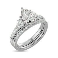 Thumbnail for Diamond 1 ct tw Bridal Ring in 14K White Gold