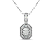 Thumbnail for Diamond 1/2 ct tw Fashion Pendant in 14K White Gold