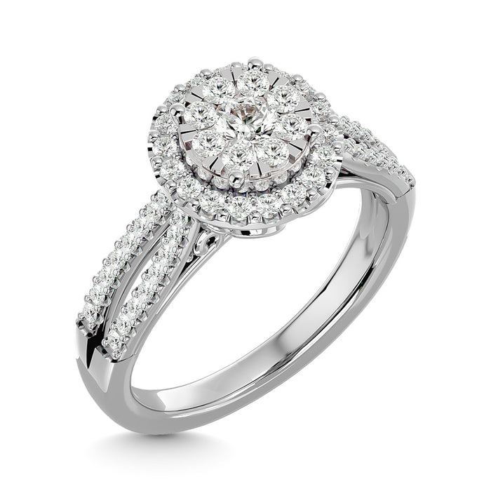 Diamond 3/4 ct tw Engagement Ring in 14K White Gold