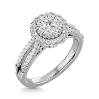 Thumbnail for Diamond 3/4 ct tw Engagement Ring in 14K White Gold