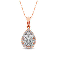 Thumbnail for Diamond Fashion Pendant 5/8 ct tw Round Cut in 14K Rose Gold