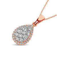 Thumbnail for Diamond Fashion Pendant 5/8 ct tw Round Cut in 14K Rose Gold