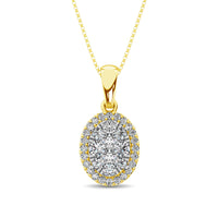 Thumbnail for Diamond Fashion Pendant 5/8 ct tw Round Cut in 14K Yellow Gold