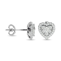 Thumbnail for Diamond 1 ct tw Stud Earrings in 14K White Gold