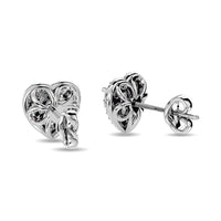 Thumbnail for Diamond 1 ct tw Stud Earrings in 14K White Gold