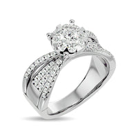Thumbnail for Diamond 1 Ct.Tw. Engagement Ring in 14K White Gold