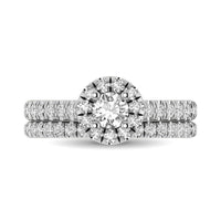 Thumbnail for 14KT White Gold 1Ct.Tw. Diamond keyani Bridal Ring