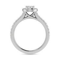 Thumbnail for 14KT White Gold 1Ct.Tw. Diamond keyani Bridal Ring