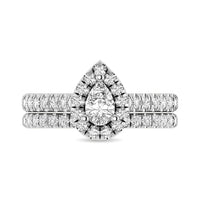 Thumbnail for 14KT White Gold 1Ct.Tw. Diamond keyani Bridal Ring