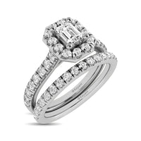 Thumbnail for 14KT White Gold 1Ct.Tw. Diamond keyani Bridal Ring