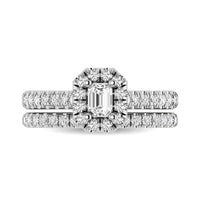 Thumbnail for 14KT White Gold 1Ct.Tw. Diamond keyani Bridal Ring