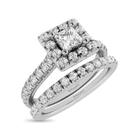 Thumbnail for 14KT White Gold 1Ct.Tw. Diamond keyani Bridal Ring
