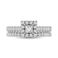 Thumbnail for 14KT White Gold 1Ct.Tw. Diamond keyani Bridal Ring