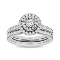 Thumbnail for 14KT White Gold 1Ct.Tw. Diamond keyani Bridal Ring