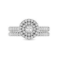 Thumbnail for 14KT White Gold 1Ct.Tw. Diamond keyani Bridal Ring