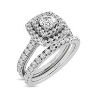Thumbnail for 14KT White Gold 1Ct.Tw. Diamond keyani Bridal Ring