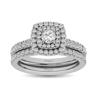 Thumbnail for 14KT White Gold 1Ct.Tw. Diamond keyani Bridal Ring