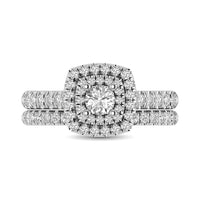 Thumbnail for 14KT White Gold 1Ct.Tw. Diamond keyani Bridal Ring