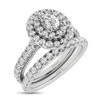 Thumbnail for 14KT White Gold 1Ct.Tw. Diamond keyani Bridal Ring