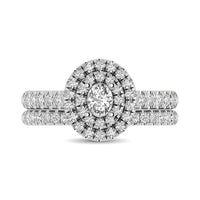 Thumbnail for 14KT White Gold 1Ct.Tw. Diamond keyani Bridal Ring