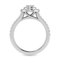 Thumbnail for 14KT White Gold 1Ct.Tw. Diamond keyani Bridal Ring
