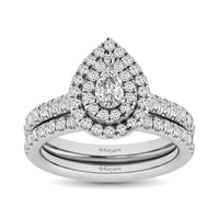 Thumbnail for 14KT White Gold 1Ct.Tw. Diamond keyani Bridal Ring