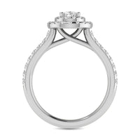 Thumbnail for 14KT White Gold 1Ct.Tw. Diamond keyani Bridal Ring