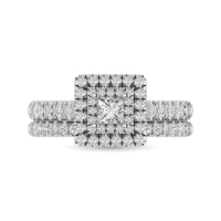 Thumbnail for 14KT White Gold 1Ct.Tw. Diamond keyani Bridal Ring