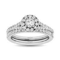 Thumbnail for 14KT White Gold 1Ct.Tw. Diamond keyani Bridal Ring