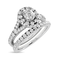 Thumbnail for 14KT White Gold 1Ct.Tw. Diamond keyani Bridal Ring