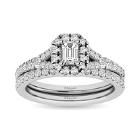 Thumbnail for 14KT White Gold 1Ct.Tw. Diamond keyani Bridal Ring