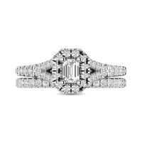 Thumbnail for 14KT White Gold 1Ct.Tw. Diamond keyani Bridal Ring