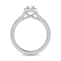 Thumbnail for 14KT White Gold 1Ct.Tw. Diamond keyani Bridal Ring
