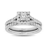 Thumbnail for 14KT White Gold 1Ct.Tw. Diamond keyani Bridal Ring