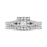 Thumbnail for 14KT White Gold 1Ct.Tw. Diamond keyani Bridal Ring